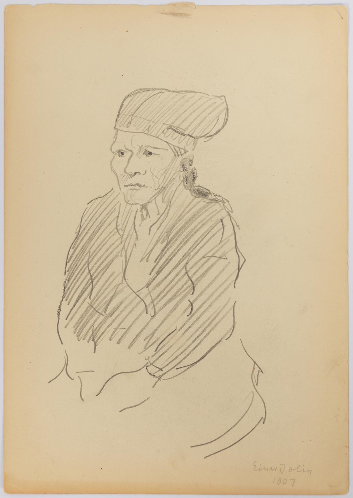 Einar Jolin, Sittande same/Sittande same a tergo.