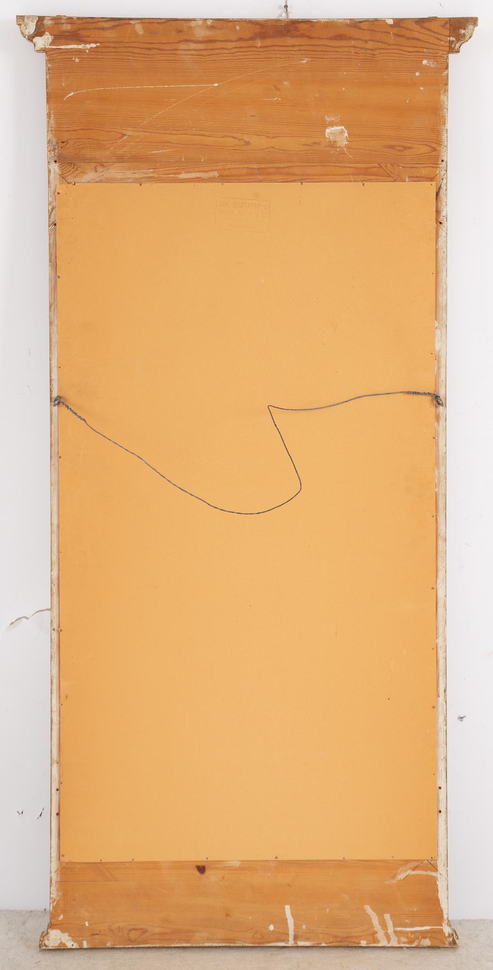 A Gustavian style mirror, first half of the 20th Century.