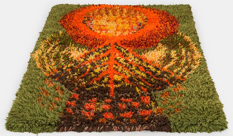 Terttu Tomero, ryijy, malli Neovius. Noin 148 x 102 cm.