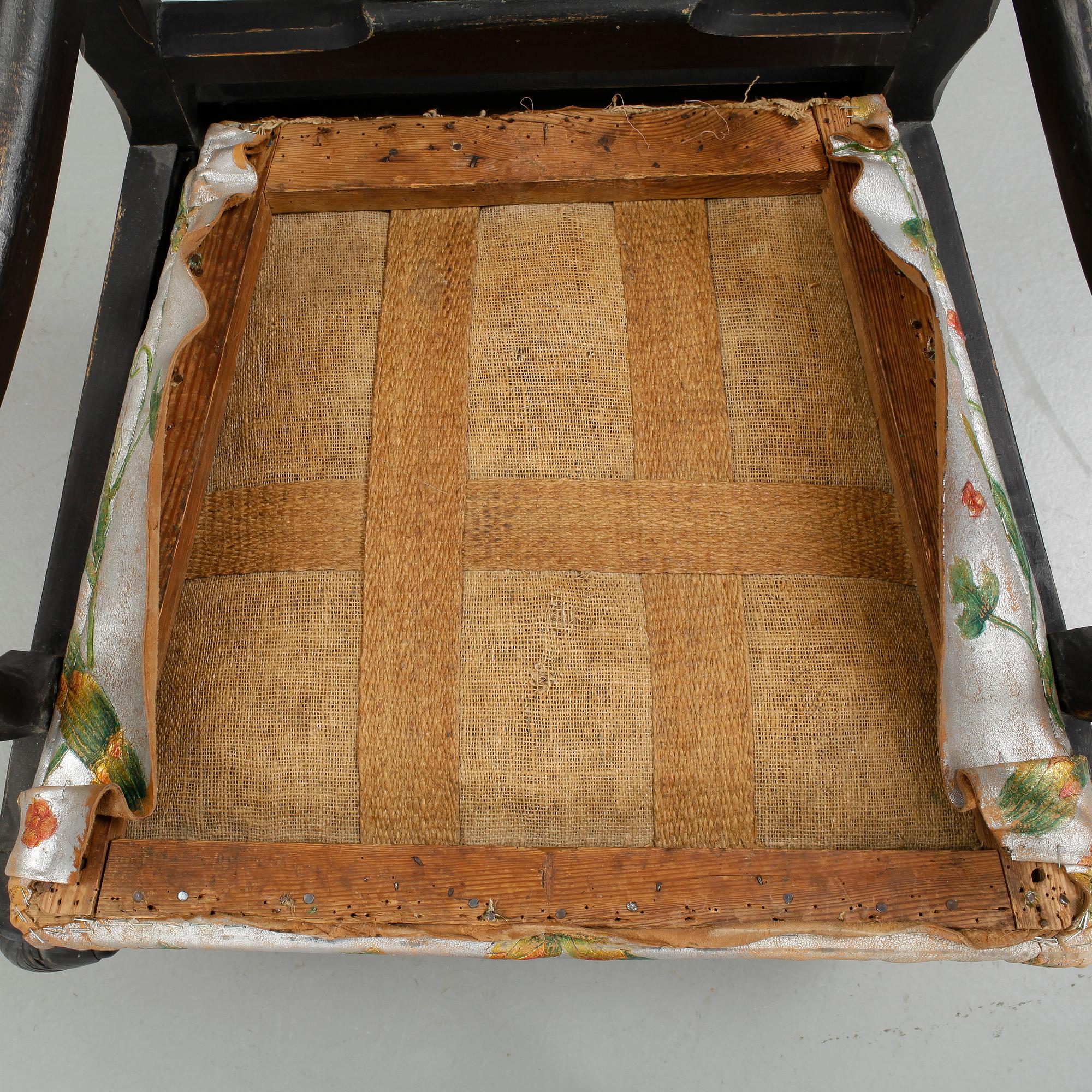 KARMSTOL, senbarock 1700-talets mitt.