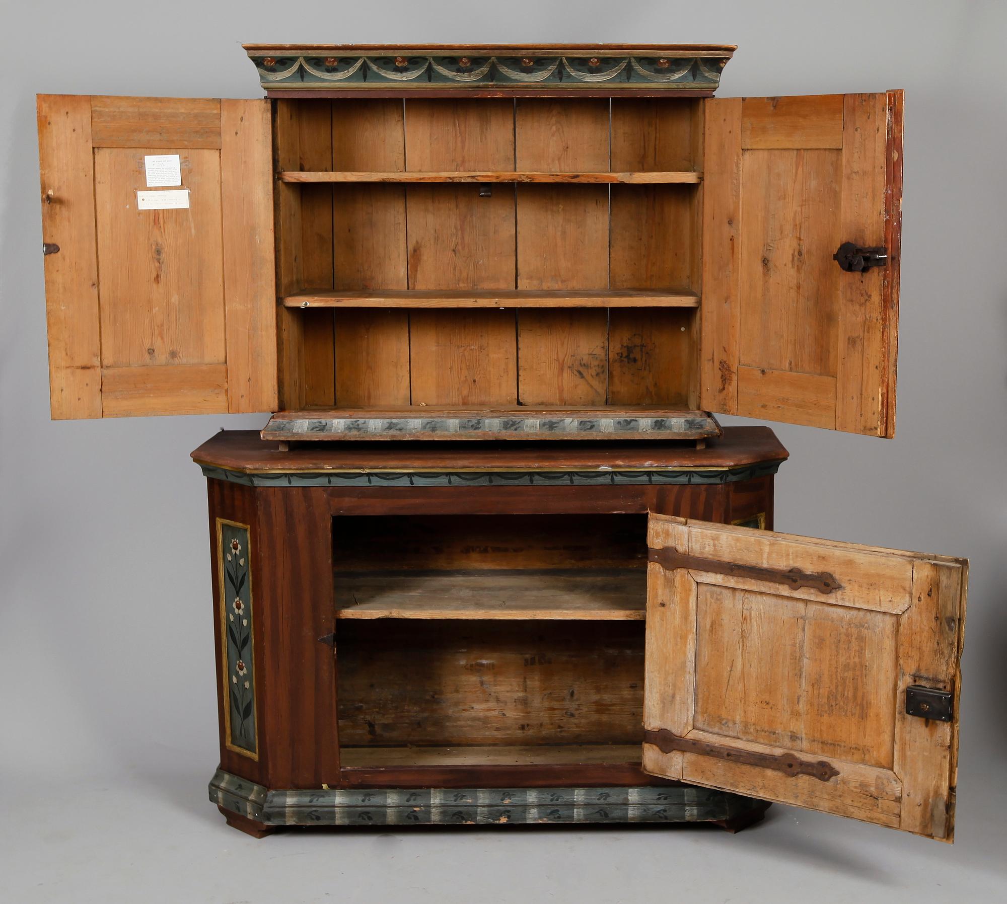 SKÅP, allmoge, dat 1819.