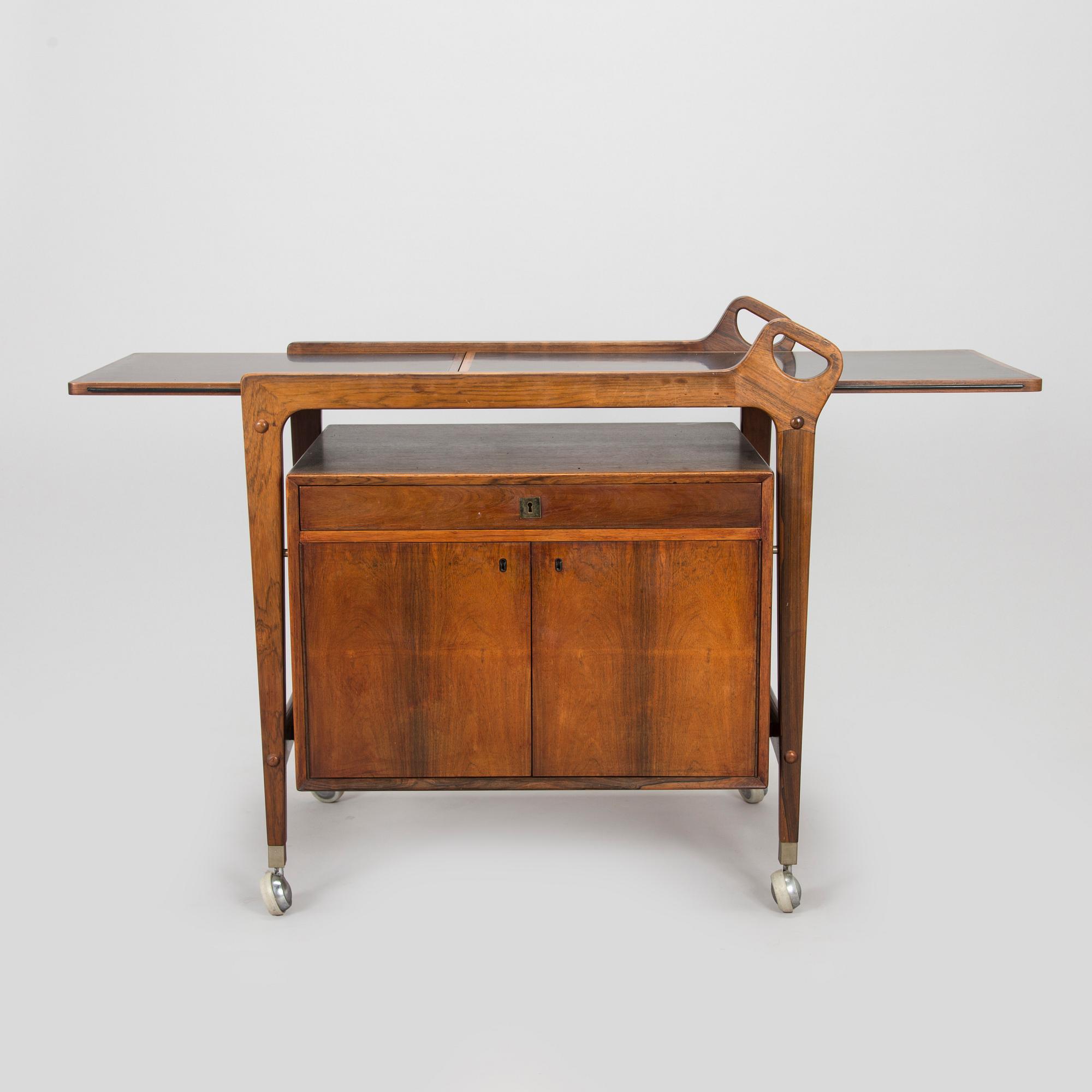 Johannes Andersen, serveringsvagn, Dyrlund Smith , Danmark, 1900-talets mitt.
