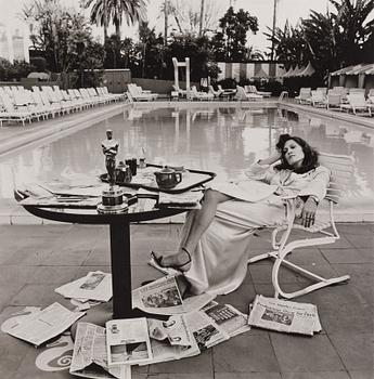 157. Terry O'Neill, "Faye Dunaway, Hollywood, 1977".