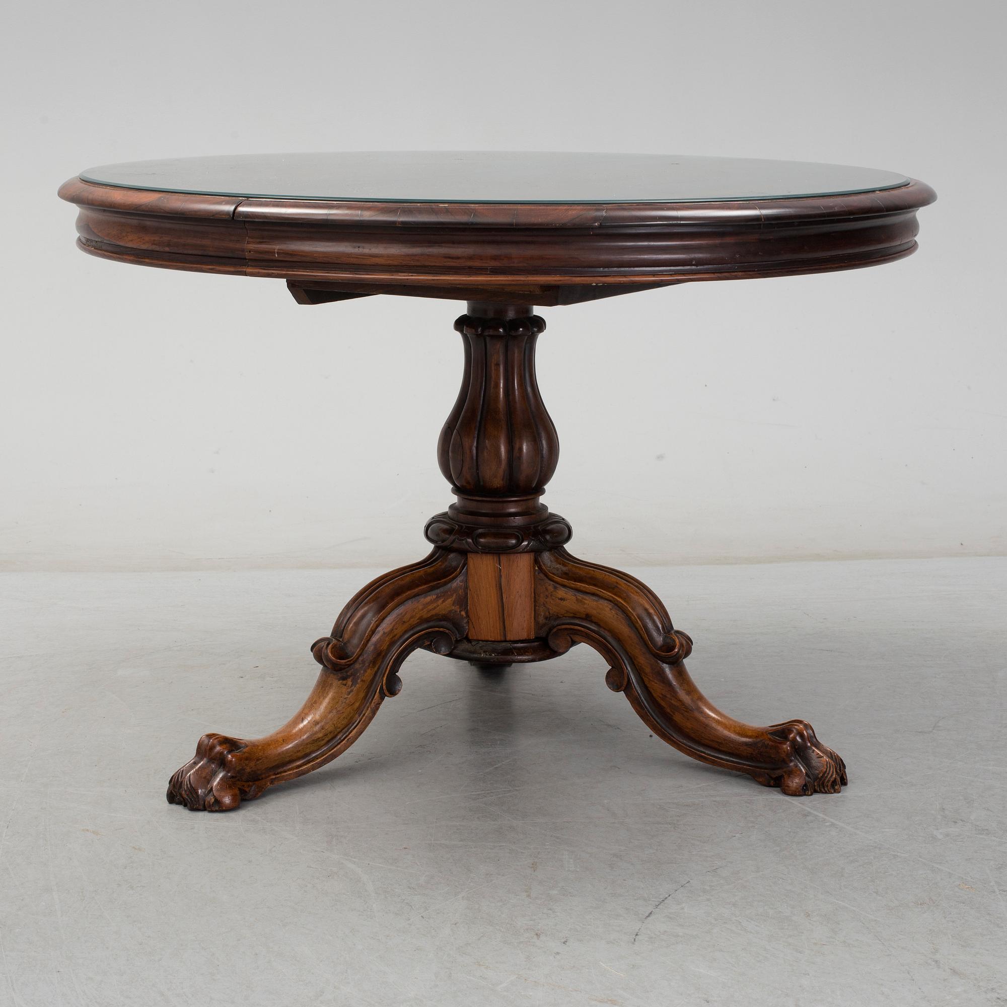 A second half of the 19th centry table.