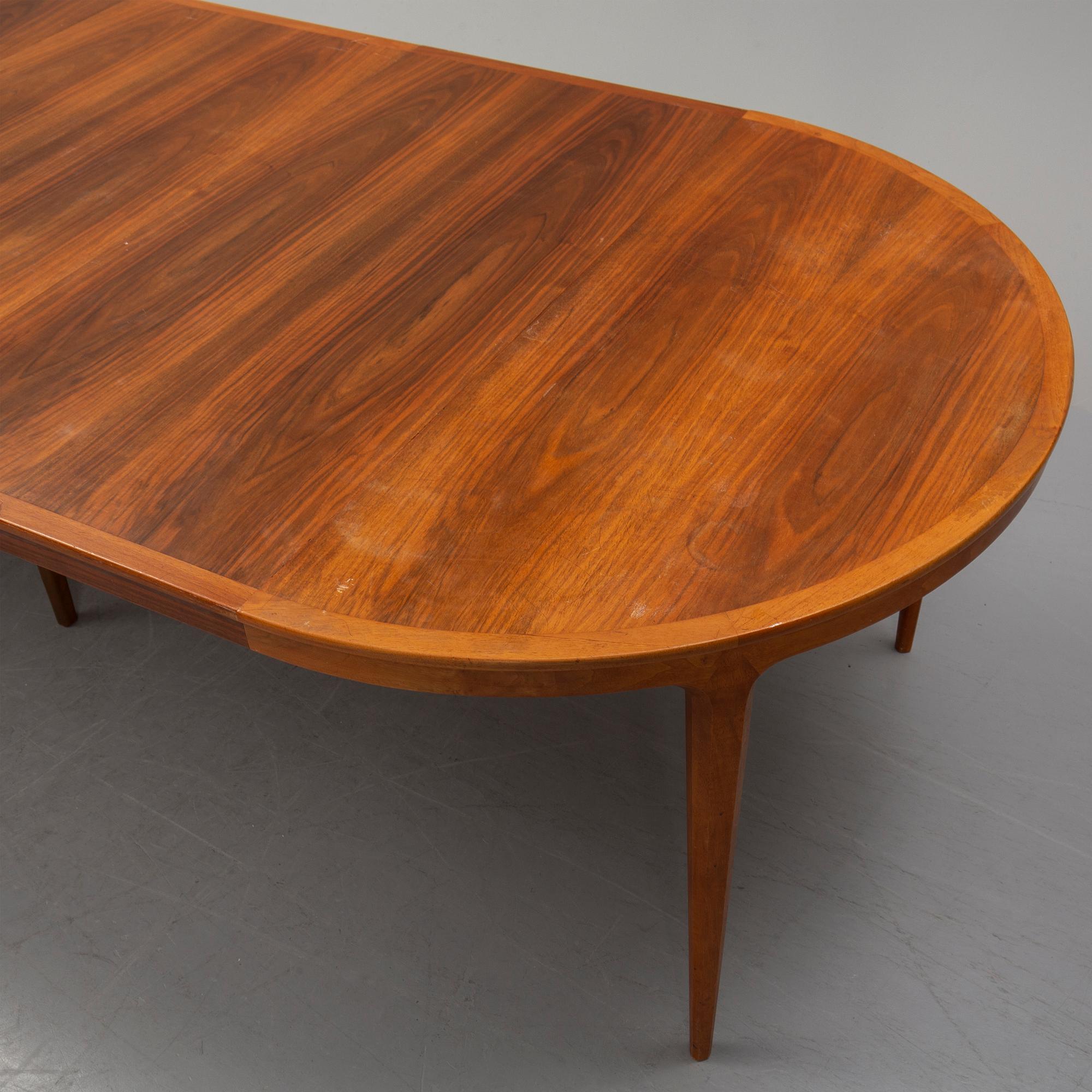 Bertil Fridhagen, "Diamant" a walnut dining table.