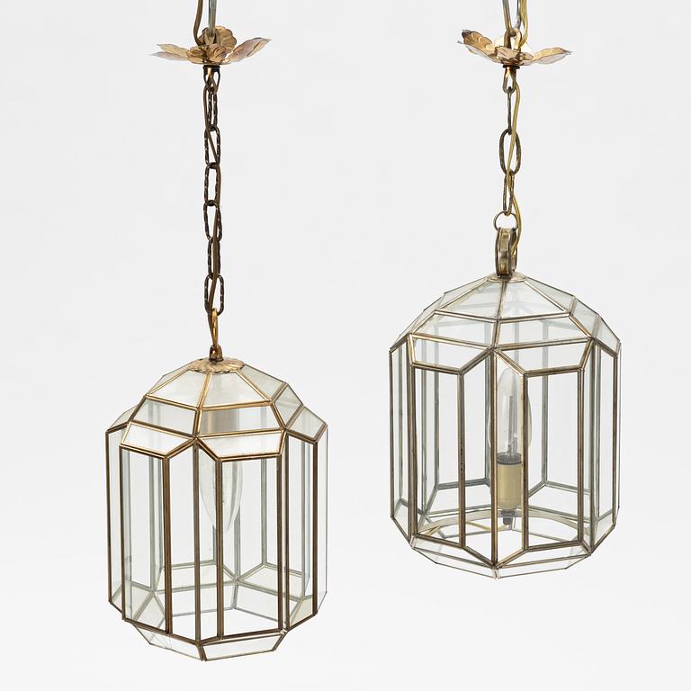 Two lanterns, second half of the 20th century.