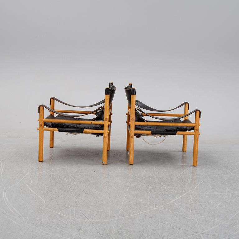 a pair of 'Sirocco' easy chairs, Arne Norell Möbel AB, Aneby, Sweden.