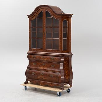 A Dutch style inlay cabinet, first half of the 20th Century.