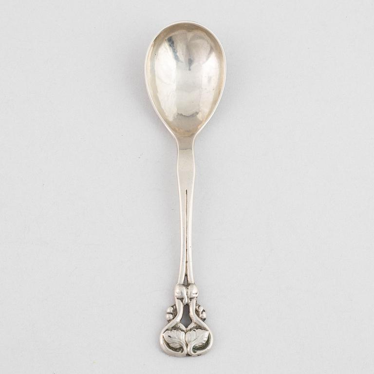 Georg Jensen, serving spoon, silver, Denmark 1915-19.