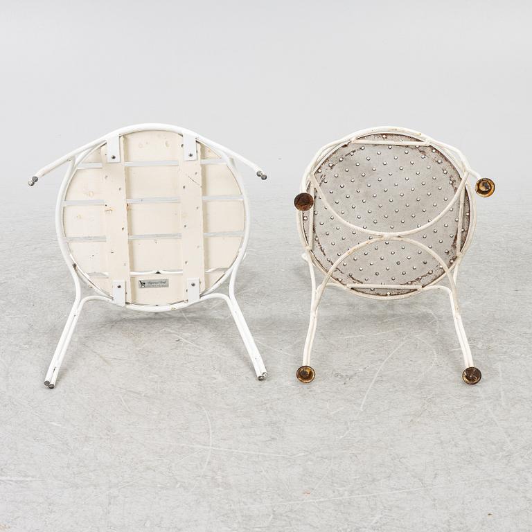 4 + 2 garden chairs, partly "Classic chair no 1" Byarums Bruk.