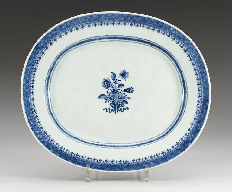 FAT, kompaniporslin. Qing dynastin, Qianlong (1736-95).