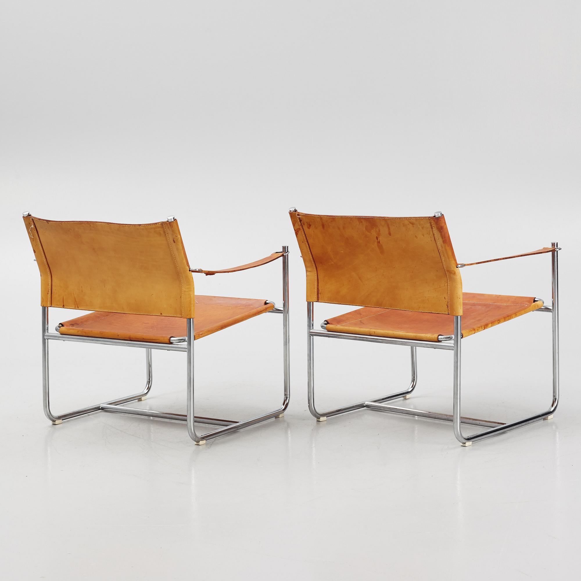 Karin Mobring,  a pair of armchairs, "Amiral", IKEA, 1970s.