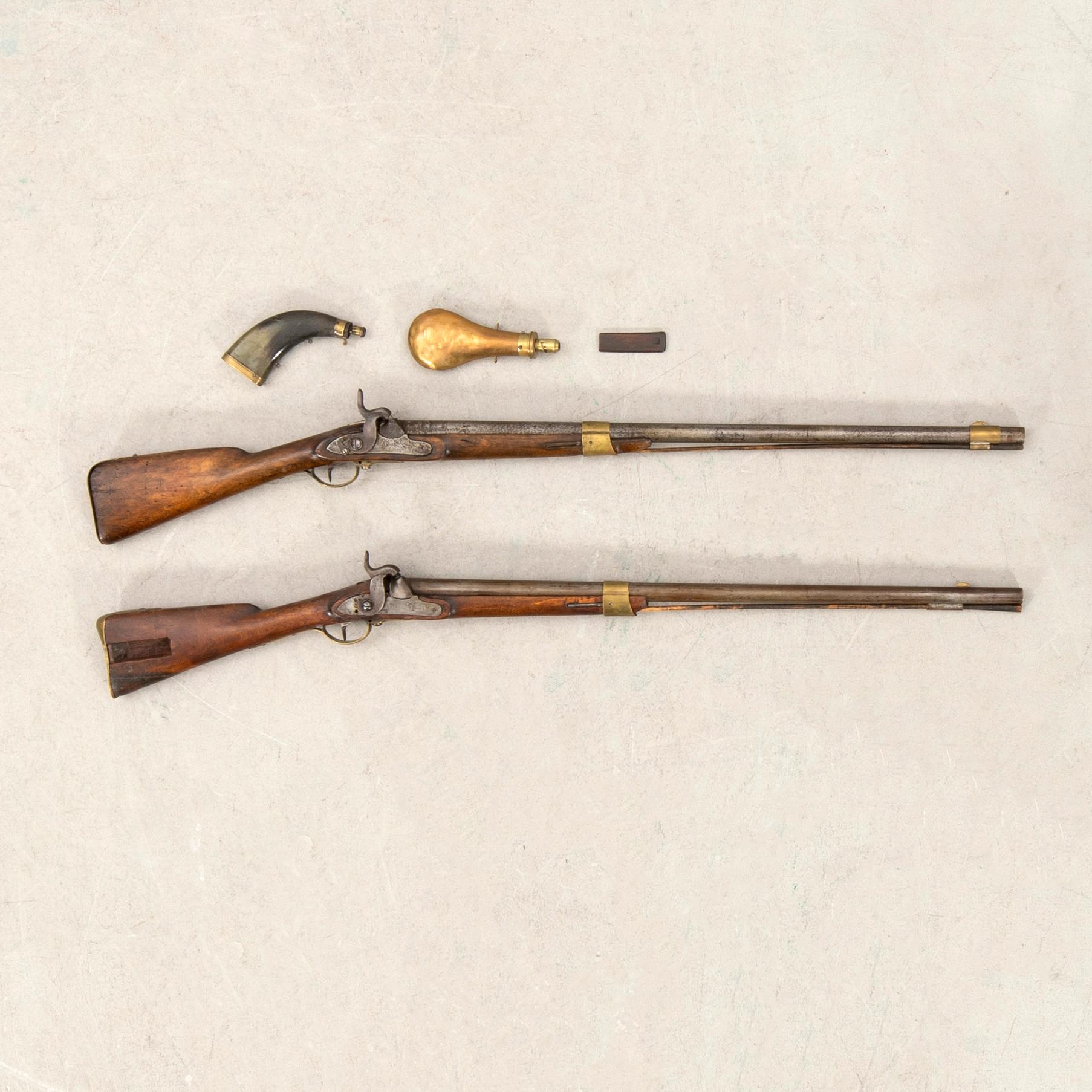 Locking rifle two pieces, Swedish, m/1845.