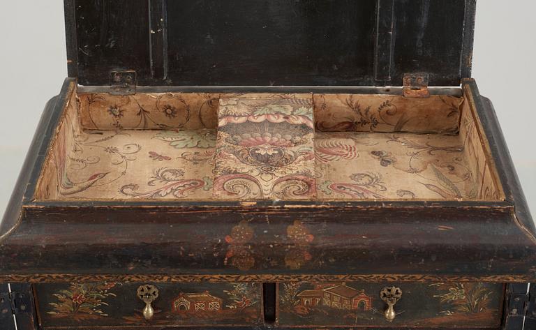KABINETTSKÅP. Senbarock, 1700-tal.