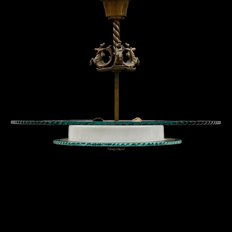 TAKLAMPA, 1930-/40-tal. Höjd ca 50 cm.
