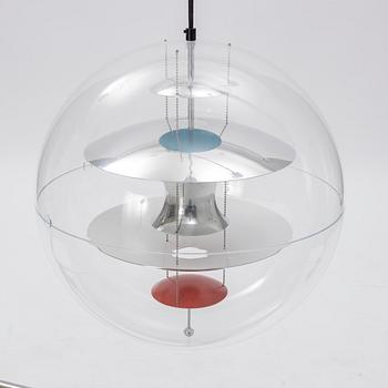 Verner Panton, taklampa, "VP Globe", Frandsen Lighting, Danmark.