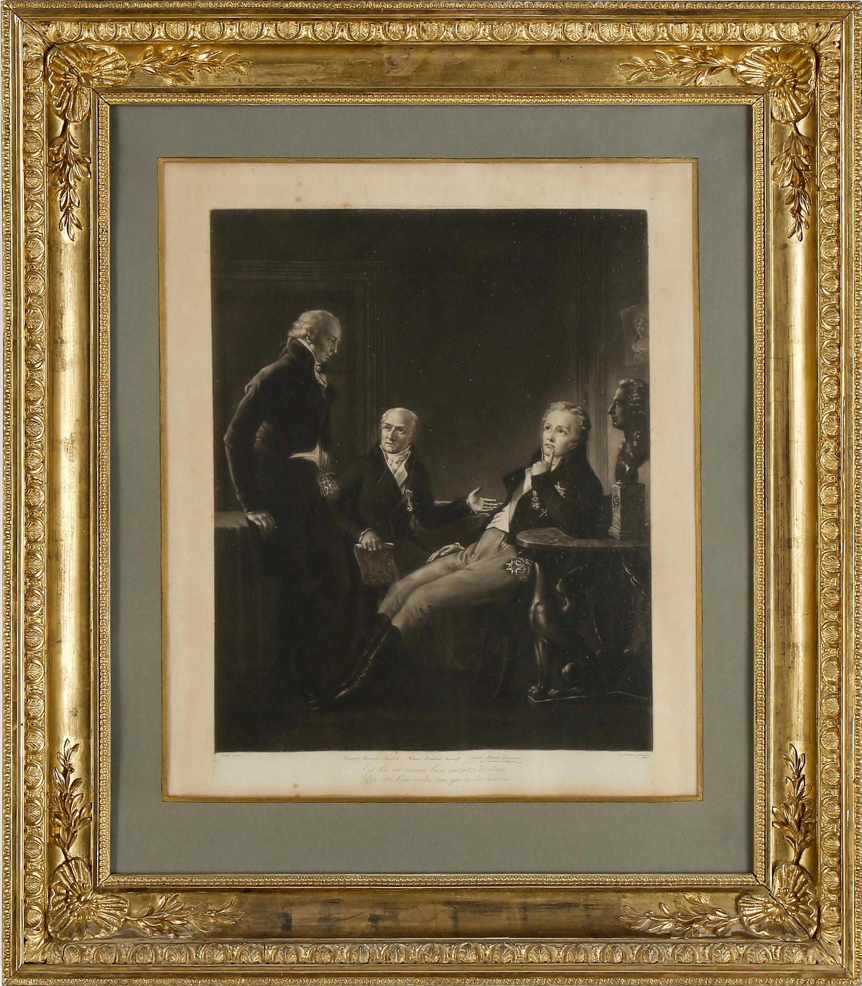 BERTON, efter, gravyr, gravör J. Pichler, 1800-talets första hälft.