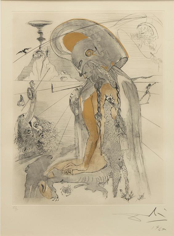 Salvador Dalí, "Athene", ur "Mythologie".