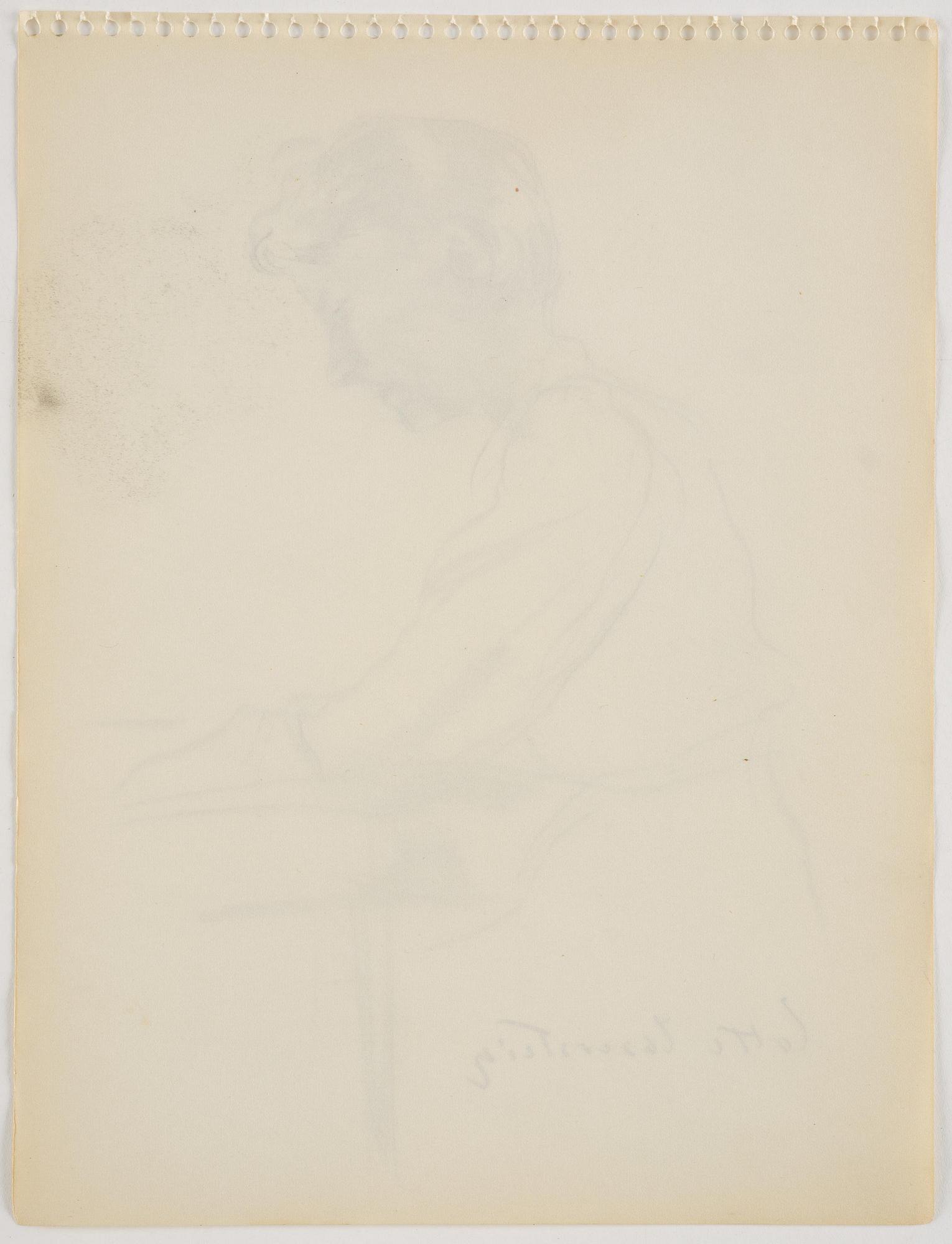 Lotte Laserstein, Woman by a table.
