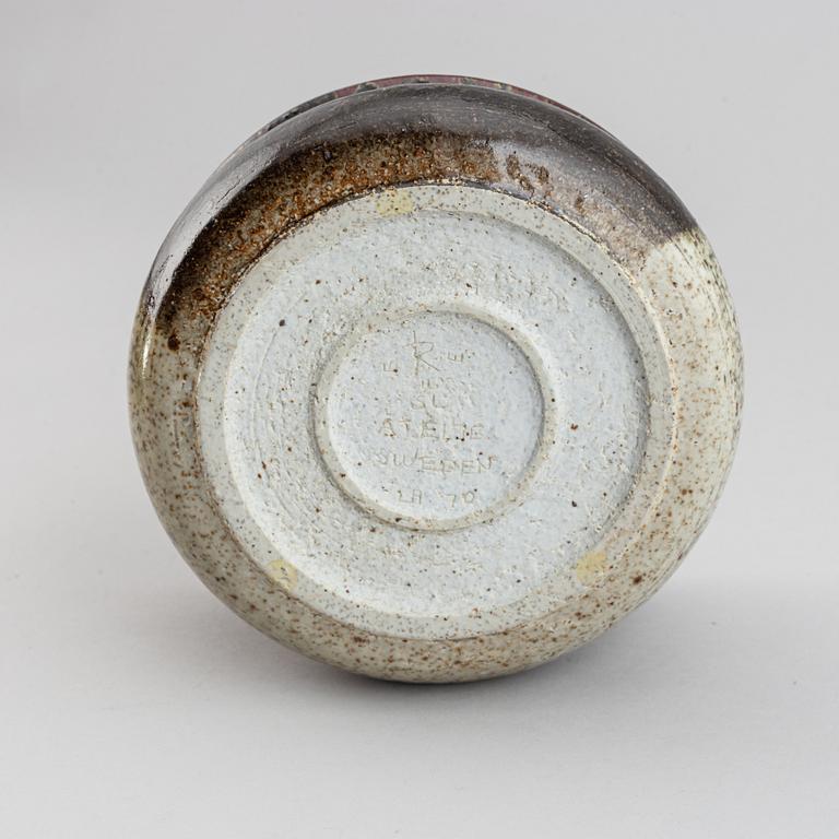 Sylvia Leuchovius, four ceramic dishes and bowls, Rörstrand.