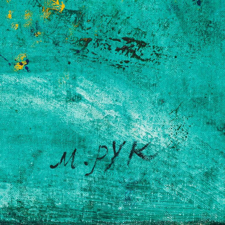 MADELEINE PYK, olja på duk, signerad.