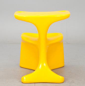 STOL, "Zocker", sitting tool, Luigi Colani, Top system Burkhard Lübke, Tyskland 1973-82, märkt.