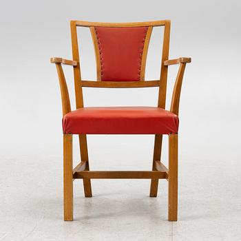 Josef Frank, a model B2163 armchair, Svenskt Tenn.