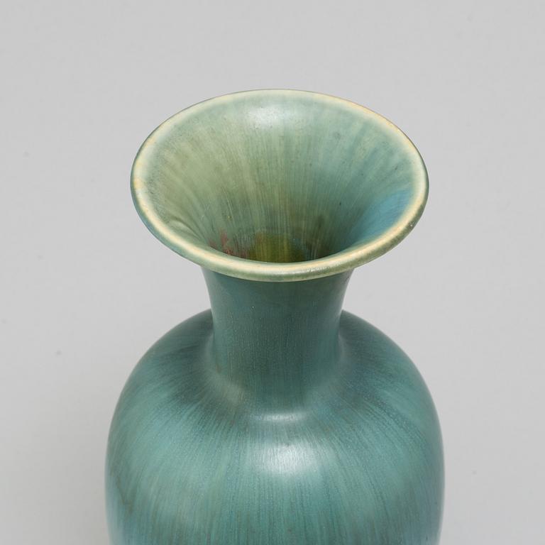 A mid 20th century signed stoneware vase by Gunnar Nylund, Rörstrand.