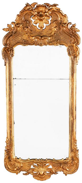 A Swedish 18th Century Rococo mirror.
