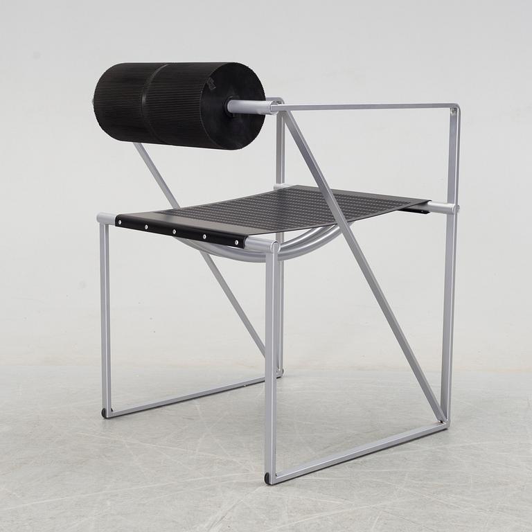 A 'Seconda chair' by Mario Botta, for Alias, Italy.