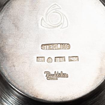 Rey Urban, Ashtray, sterling silver, Stockholm 1992.