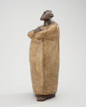 ÅKE HOLM, skulptur, biblisk figur, Höganäs 1950-tal.