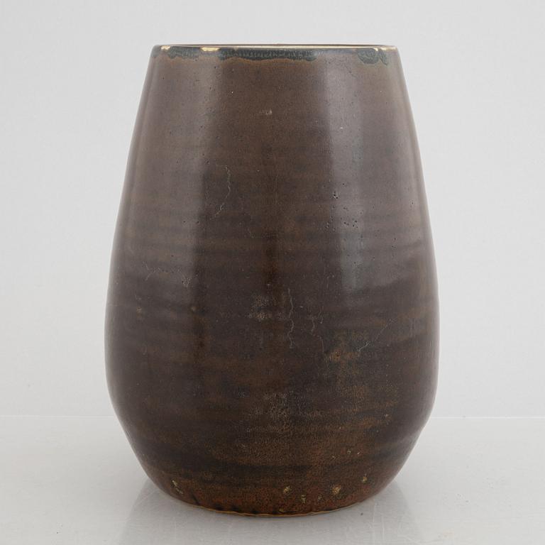 Carl-Harry Stålhane, a unique stoneware vase, Rörstrand 1960.