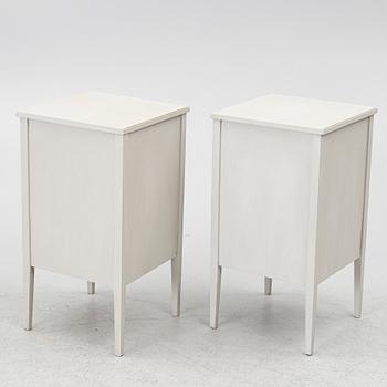 Nightstands, a pair, 20th century.