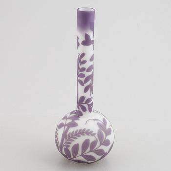 Weis, a cameo glass vase.