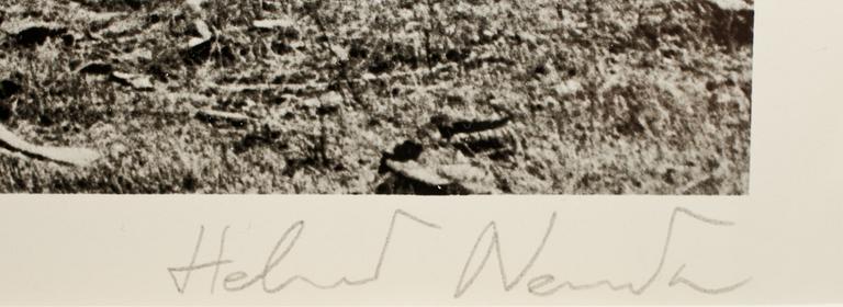 HELMUT NEWTON, offsetlitografi, ur "Special collection", 1976, sign.