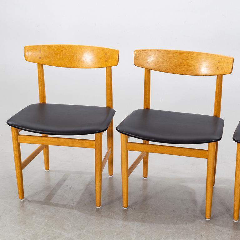 BØRGE MOGENSEN, four chairs, for Karl Andersson och Söner, second half of the 20th century.