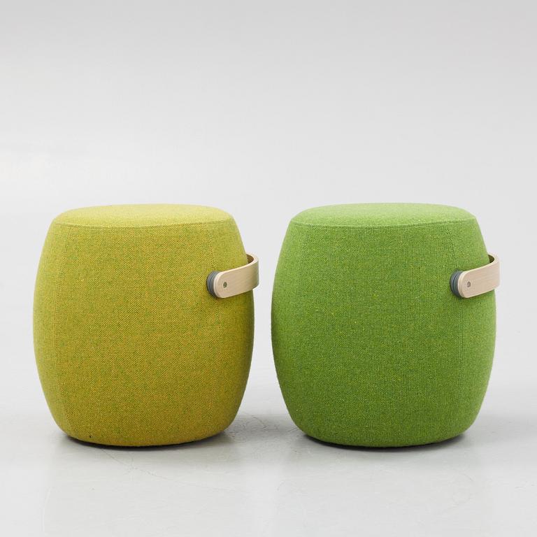 Mattias Stenberg, sittpuffar, ett par, "Carry on", Offecct.