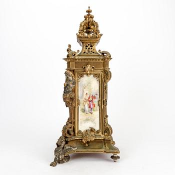 A Neo Renaissance table clock around 1900.