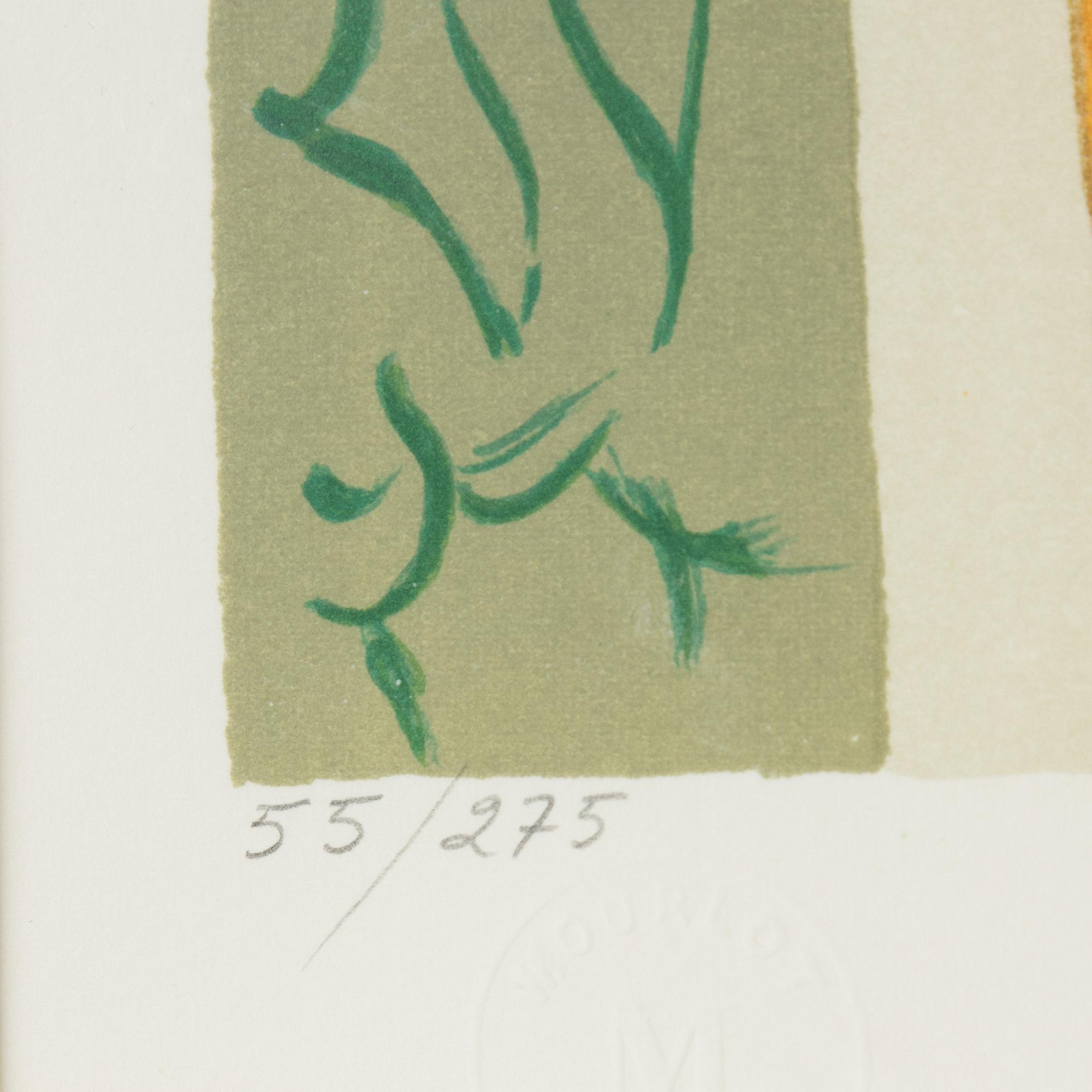 Lennart Jirlow, färglitografi, signerad och numrerad 55/275.