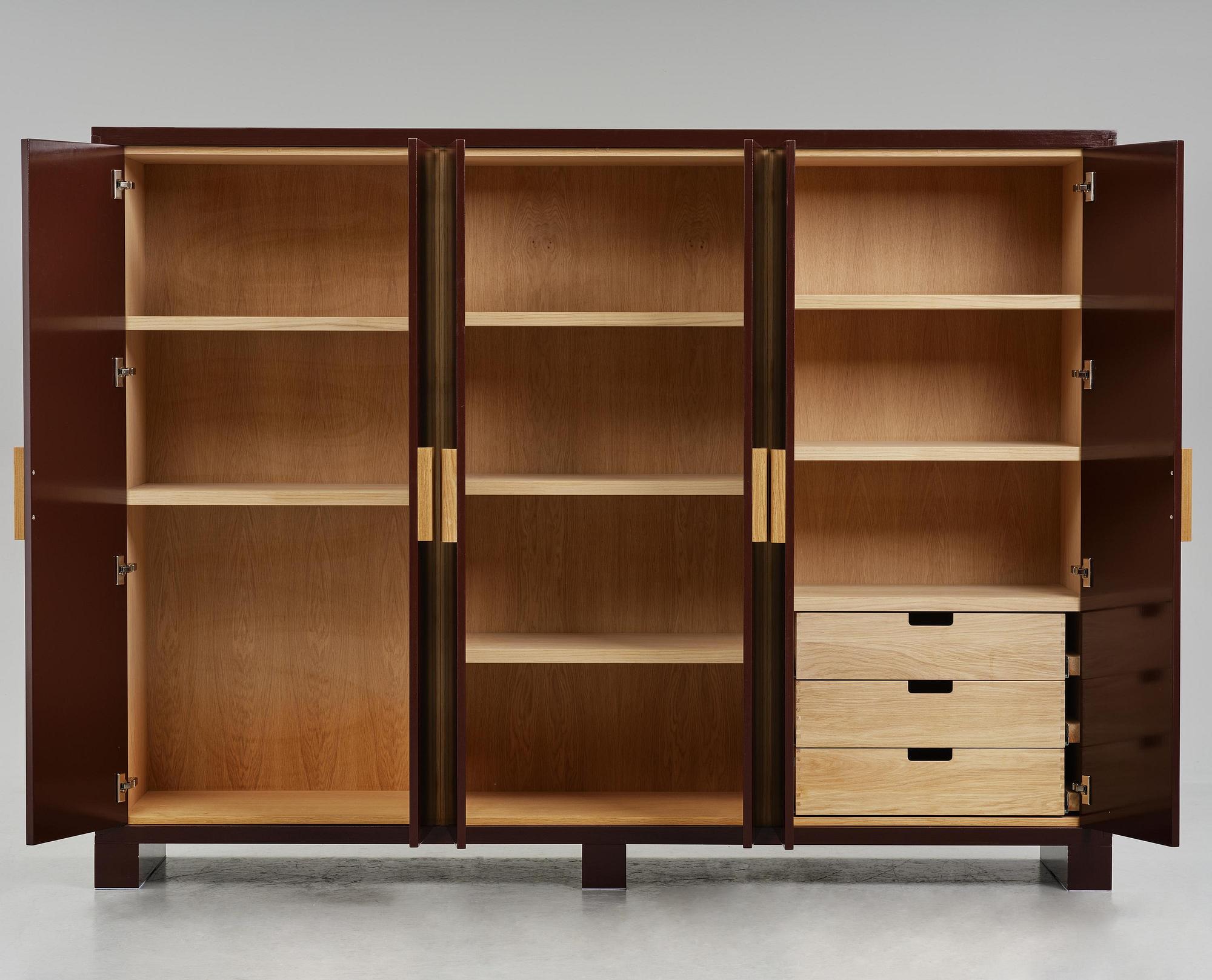 Studio Escapist, a specially commissioned cabinet, executed by Tre Sekel, Tibro, 2024.
