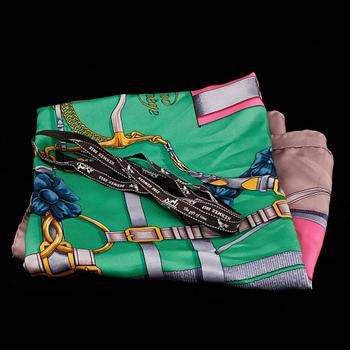 SCARF, siden, "Grand manege", design Henri d'Origny Hermès, Paris,