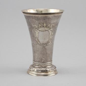 BÄGARE, silver, möjligen Thomas Lekberg, Vadstena, 1797, vikt 448 g.