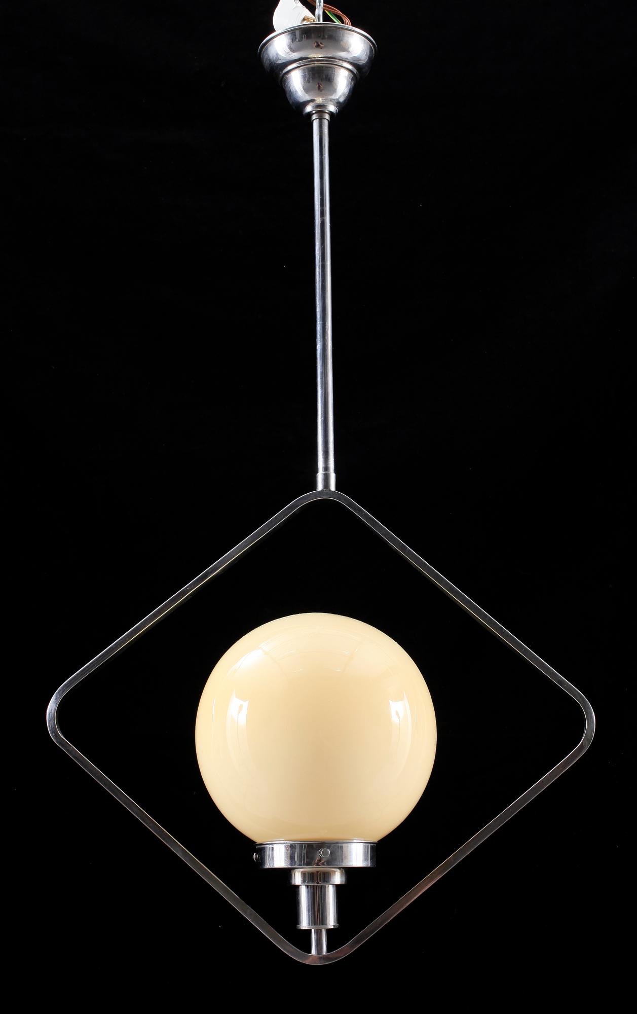 TAKLAMPA, Art Déco, omk 1920/30-tal. H ca 75.