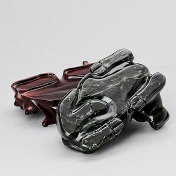 SKULPTUR, sten, orientalisk, 1900-tal.