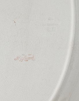 MATSERVIS, 91 delar, flintgods, Rörstrand, sekelskiftet 1800/1900-tal.