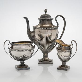 A 3-piece silver coffee service, Finland 1919-20.