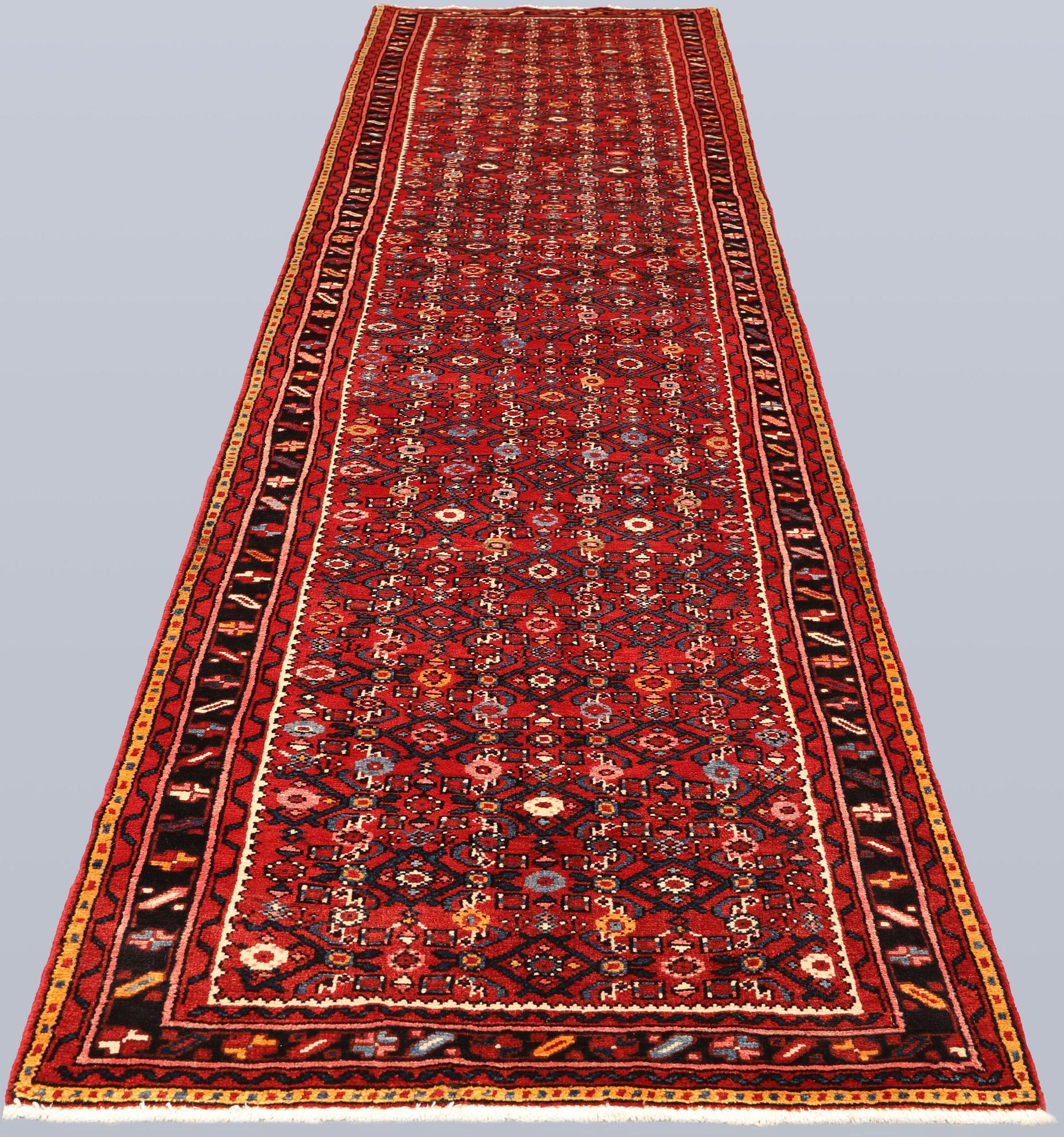 Gallerimatta, Hosseinabad, ca 438 x 94 cm.