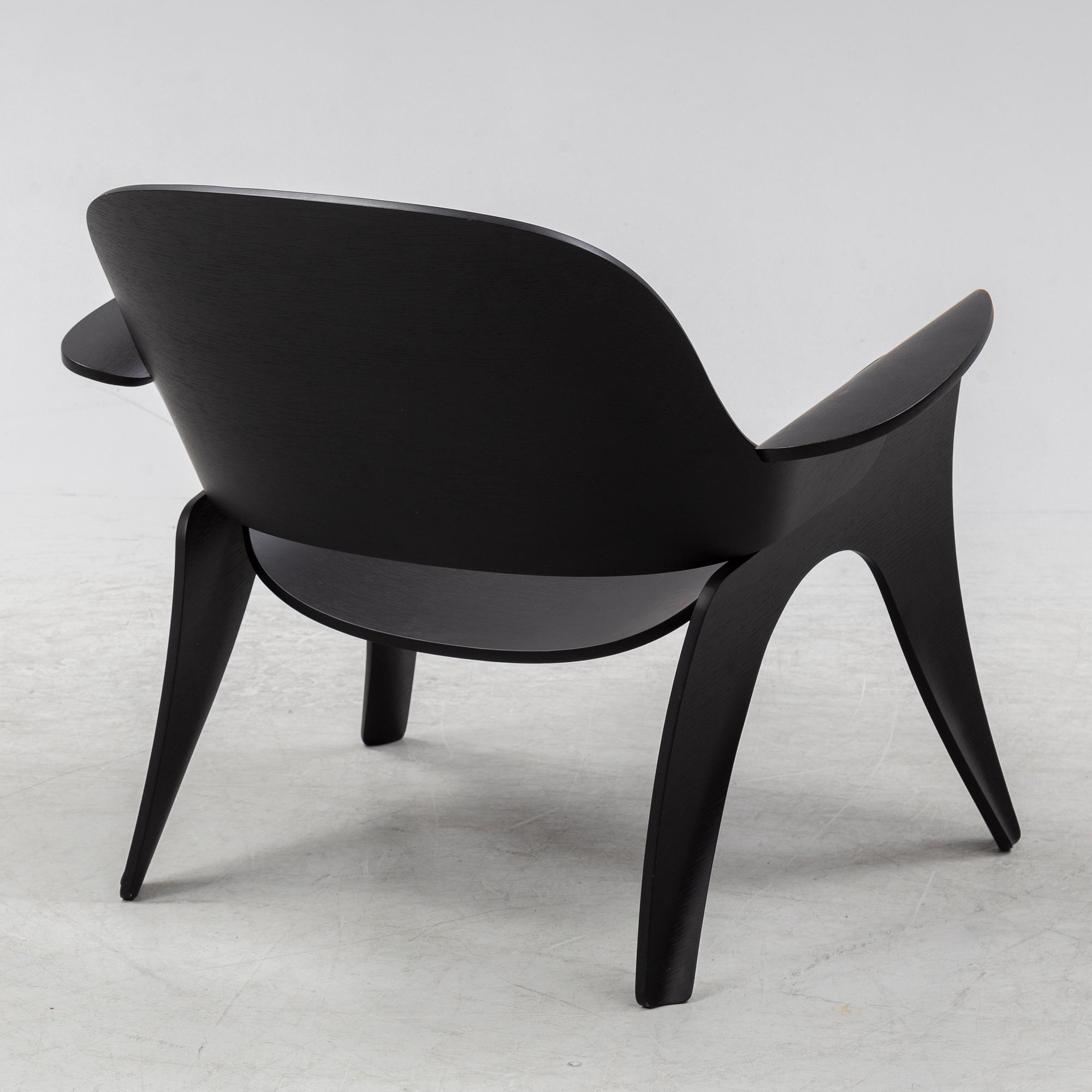 Chris Martin, a stained oak 'Rose chair', Massproductions.