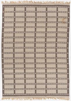 A machine-woven carpet (so-called double-woven), approx. 284 x 202 cm.